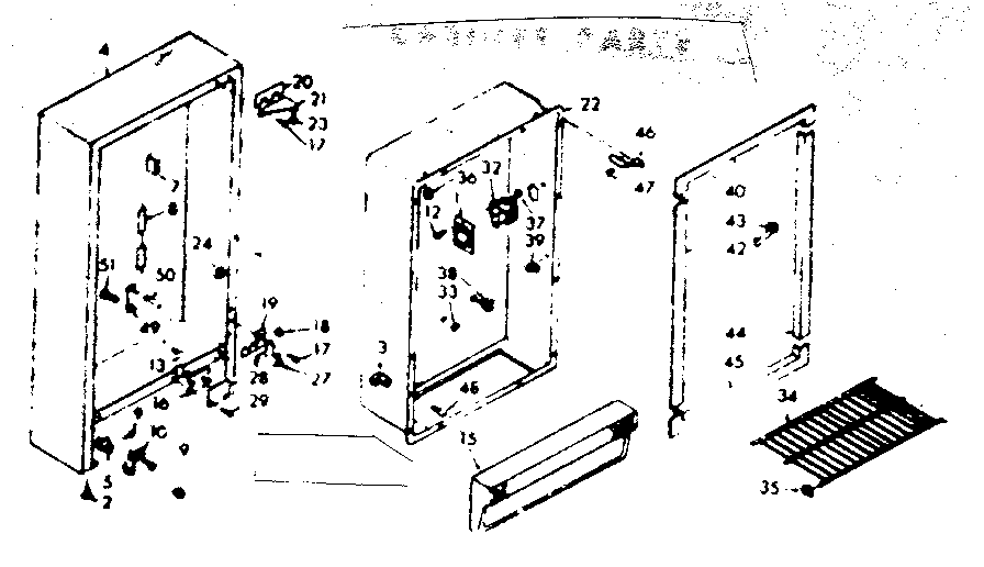 Cabinet parts