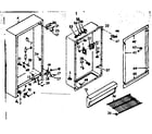Kenmore 106628212 cabinet parts diagram