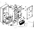 Kenmore 106628221 cabinet parts diagram