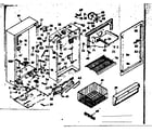 Kenmore 106628250 cabinet parts diagram