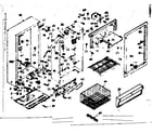 Kenmore 106628242 cabinet parts diagram