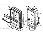 Kenmore 106628270 door parts diagram