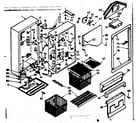 Kenmore 106628261 cabinet parts diagram