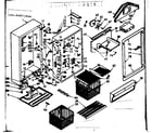 Kenmore 106628461 cabinet parts diagram