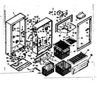 Kenmore 106628463 cabinet parts diagram