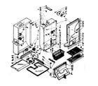 Kenmore 106628640 cabinet parts diagram