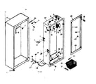 Kenmore 106629120 cabinet parts diagram