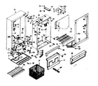 Kenmore 106629150 cabinet parts diagram