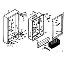 Kenmore 106629210 cabinet parts diagram