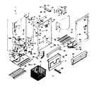 Kenmore 106629250 cabinet parts diagram