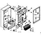 Kenmore 106629420 cabinet parts diagram