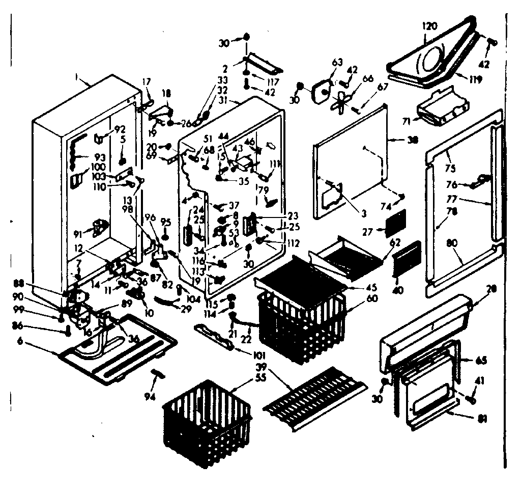 Cabinet parts