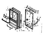 Kenmore 106629460 door parts diagram