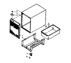 Kenmore 106639140 cabinet parts diagram