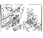 Kenmore 10668151 air flow parts diagram