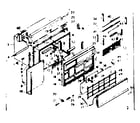 Kenmore 10668160 cabinet parts diagram