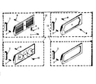 Kenmore 10668160 accessory decorator panel kit parts diagram