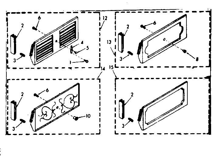 Accessory decorator panel kit parts