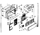 Kenmore 10668171 cabinet parts diagram
