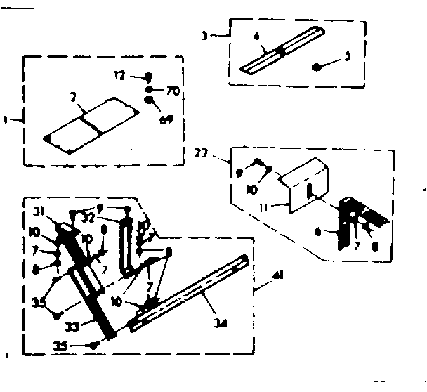 Accessory kit parts