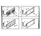 Kenmore 10668172 accessory decorator panel kits diagram