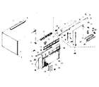 Kenmore 10668180 cabinet parts diagram
