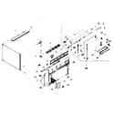 Kenmore 10668180 cabinet parts diagram