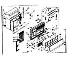 Kenmore 10668190 cabinet parts diagram