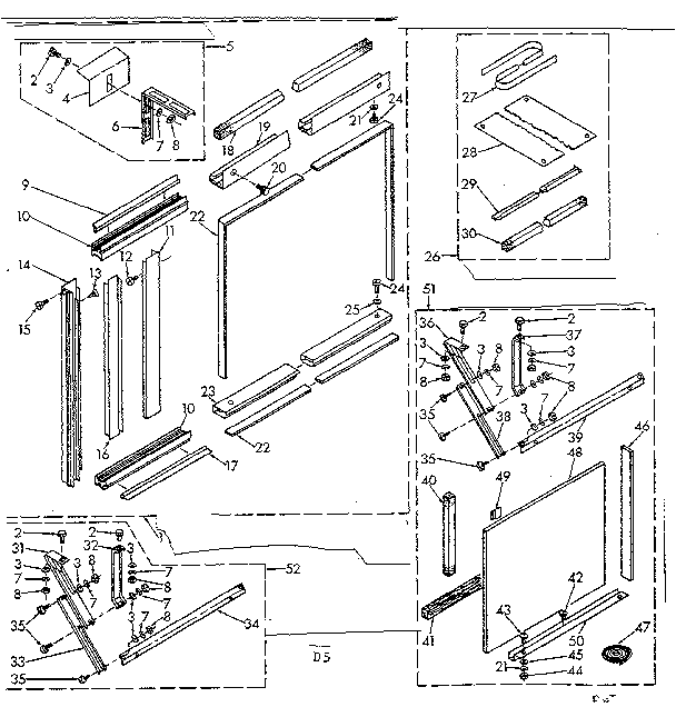 Accessory kit parts