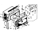 Kenmore 10668201 cabinet parts diagram