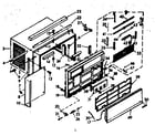 Kenmore 10668211 cabinet parts diagram