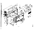 Kenmore 10668271 cabinet parts diagram