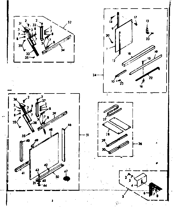 Accessory kit parts