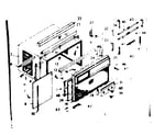 Kenmore 10668290 cabinet parts diagram