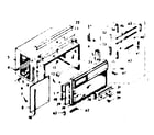 Kenmore 10668291 cabinet parts diagram