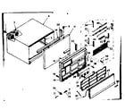 Kenmore 10668500 cabinet parts diagram