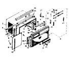 Kenmore 10668601 cabinet parts diagram