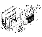 Kenmore 10668620 cabinet parts diagram