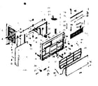 Kenmore 10668761 cabinet parts diagram