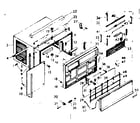 Kenmore 10668770 cabinet parts diagram