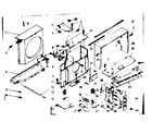 Kenmore 10668780 air flow parts diagram