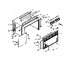 Kenmore 10669120 cabinet parts diagram