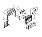 Kenmore 10669151 cabinet parts diagram