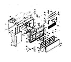 Kenmore 10669160 cabinet parts diagram