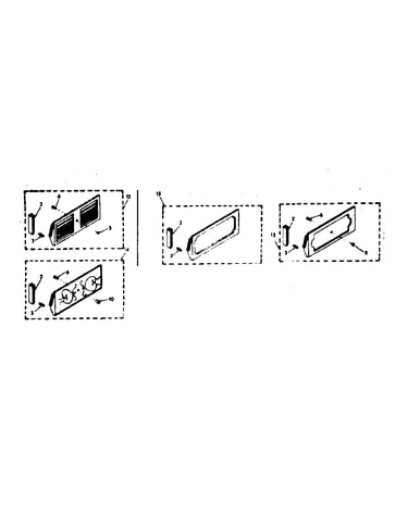 Accessory decorator panel kit parts