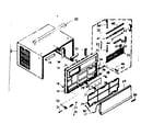 Kenmore 10669210 cabinet parts diagram