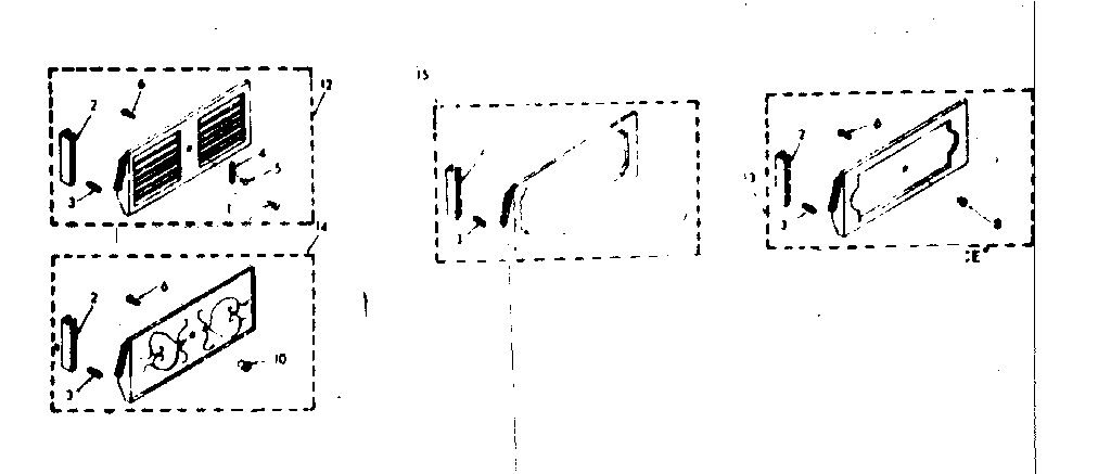 ACCESSORY DECORATOR PANEL KIT PARTS