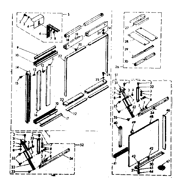 Accessory kit parts