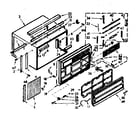 Kenmore 10669280 cabinet parts diagram