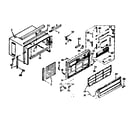 Kenmore 10669700 cabinet parts diagram